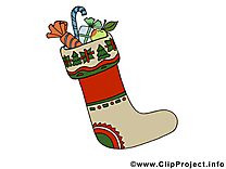 Chaussette clip arts gratuits - Avent illustrations