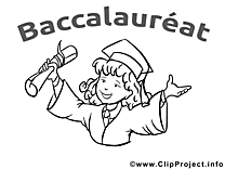 Coloriage clip art gratuit baccalauréat dessin