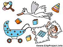 Crèche images – Bébé clip art gratuit