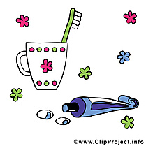 Dentifrise tasse image à télécharger – Bébé clipart