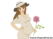 Femme enceinte clipart – Bébé dessins gratuits