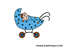 Poussette clipart gratuit – Bébé images