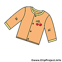 Pyjama clip art – Bébé image gratuite