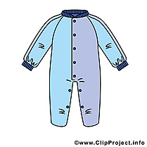 Pyjama dessin – Bébé clip arts gratuits