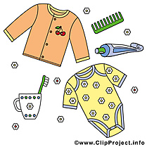 Vêtements clipart gratuit – Bébé images