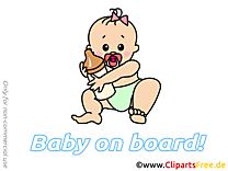 Biberon clipart – Bébé à bord dessins gratuits