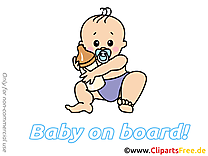 Clipart biberon – Bébé à bord dessins gratuits
