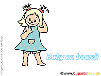 Images bébé à bord dessins gratuits