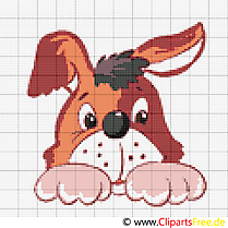 Chien clip art – Broderie image gratuite