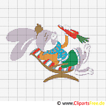 Lapin clip art gratuit – Broderie images