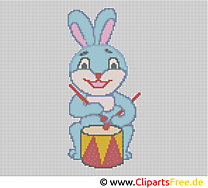 Lièvre image gratuite – Broderie clipart