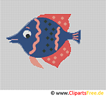 Poisson images – Broderie dessins gratuits