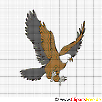 Aigle dessin à télécharger – Broderie images