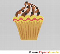 Muffin clip art gratuit – Broderie dessin