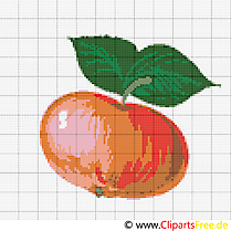 Pomme clip art gratuit – Broderie images