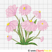 Broderie dessin – Fleurs à télécharger