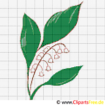 Broderie dessin gratuit – Fleurs image