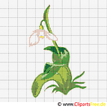 Clip arts gratuits fleurs – Broderie illustrations