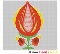 Clipart fleur – Broderie dessins gratuits