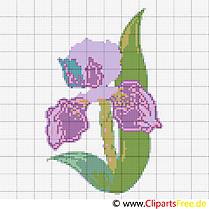 Floraison clipart gratuit – Broderie images