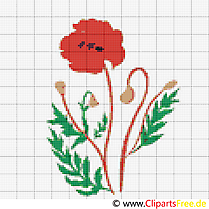 Floraison dessins gratuits – Broderie clipart