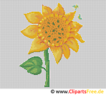 Tournesol dessin gratuit – Broderie image