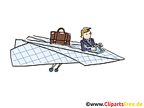 Avion en papier clipart gratuit – Bureau images