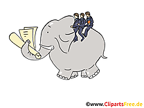 Éléphant dessins gratuits – Bureau clipart