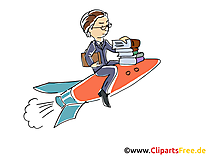 Fusée carrière illustration gratuite – Bureau clipart