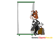 Chien business image gratuite – Entreprise cliparts