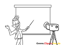 Coloriage projecteur clipart – Entreprise images