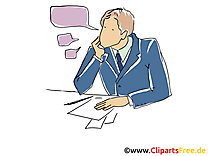 Directeur clip art gratuit – Entreprise dessin