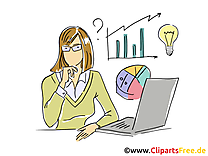 Femme d'affaire clipart – Entreprise dessins gratuits