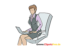 Femme d'affaire illustration gratuite – Entreprise clipart