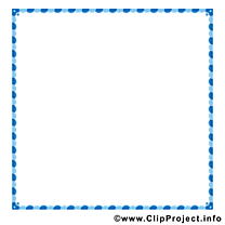 Bleu carré clipart gratuit – Cadre images