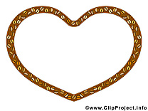 Coeur clip art gratuit – Cadre dessin