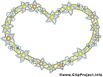 Coeur clipart – Cadre dessins gratuits