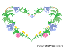 Coeur images gratuites – Cadre clipart