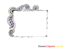 Dessins gratuits ornement – Cadre clipart