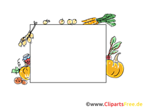 Legumes image gratuite – Cadre clipart