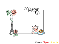 Roses paris image gratuite – Cadre illustration