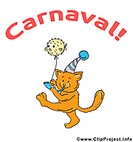 Chat dessin gratuit – Carnaval image