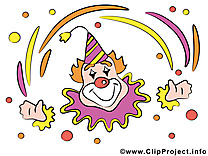 Clown clipart – Carnaval dessins gratuits