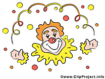 Clown dessins gratuits – Carnaval clipart