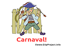 Pirate images – Carnaval clip art gratuit