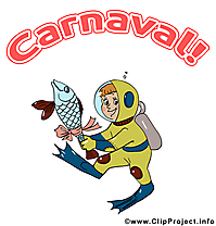 Poisson image à télécharger – Carnaval clipart