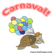 Tortue ballons images – Carnaval dessins gratuits