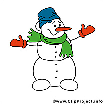 Bonhomme clipart noël