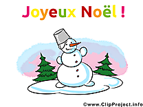 Bonhomme de neige image, noel card, clipart gratuite