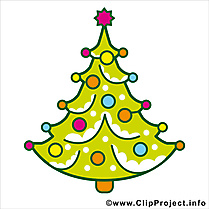 Clip art Sapin de Noël gratuite